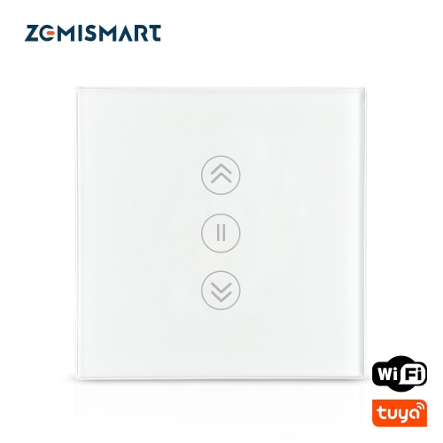 Zemismart Energy Saving EU WiFi Curtain Switch Electric Smart Blind Switches TUYA Alexa Google Home Voice Control Backlit optional