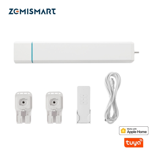 Zemismart Tuya Smart HomeKit Curtain Motor WiFi Electric Motor Work with HomePod Mini Siri Yandex Alice Voice Control Smart Home System