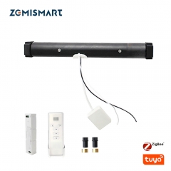 Zemismart Tuya Zigbee Electric Blind Motor Work with Smarthings Tuya Zigbee hub For Aluminum blinds Roman Honeycomb curtain