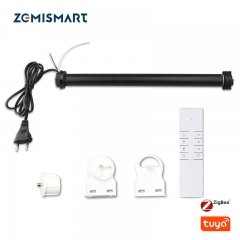 Zemismart Tuya Zigbee Roller Shade Motor For 38mm tube SmarThings Alexa Echo Google Home Control Electric Engine Shutter Rod