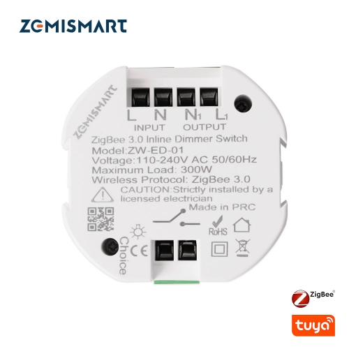 Zemismart Tuya Zigbee  Dimmer  Module Alexa Google Home Control Dimmer switch Smart Life APP Control