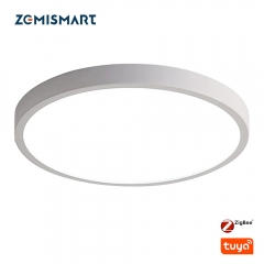 Zemismart Tuya Zigbee 24W Smart LED Ceiling Light RGBCW Bathroom Lamp Alexa Google Home HomeKit Surface Mounting Dimmable Light