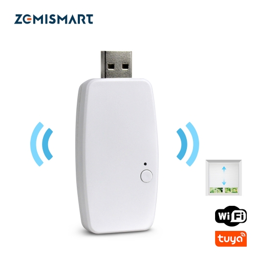 Zemismart Wifi Dongle For Am15 App Control RF motor Mini Design Smart Curtain