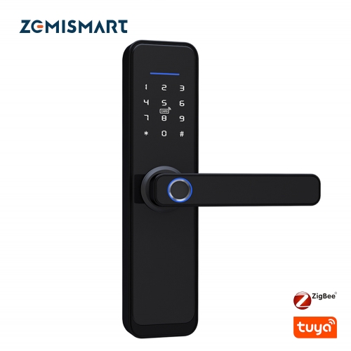 Zemismart Tuya Zigbee Smart Door Lock Core Cylinder Intelligent Security Lock Encryption with Keys IC Cards Smart Life Control