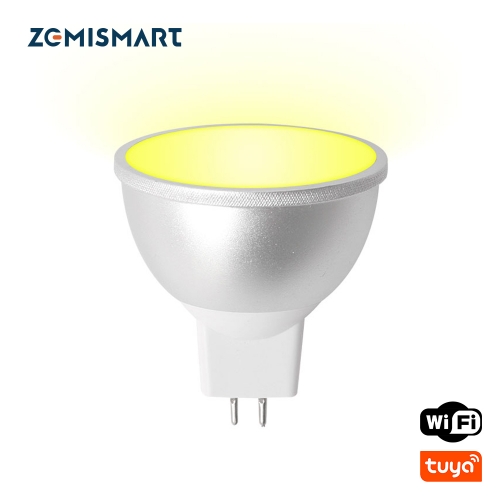 Zemismart Gu5.3 LED Bulb MR16 WiFi Alexa Google Home Assistant Tuya Smart Life APP Remote Control RGBCW LED Light Dimmer Lamp