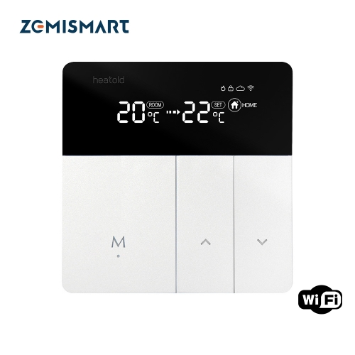 Zemismart Mijia Smart WiFi Thermostat Temperature Controller for Electric Floor Heating MI Home APP Voice Control