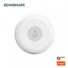 Zemismart Tuya Zigbee Water Leak Detector Smart Home Overflow Security Alarm Flood Leakage Sensor Work with HomeKit via ZMHK-01