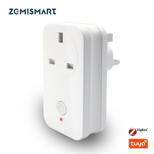 Zigbee 3.0 UK Power Socket Compatible With SmartThings Echo Plus Smart Gadget Switch Wireless Phone APP Remote Outlet