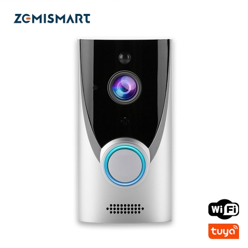 Zemismart Tuya 1080P Smart Video Doorbell WiFi Wireless Video Intercom Door Bell Two-way Audio Remote Recording Home Night Vision Camera