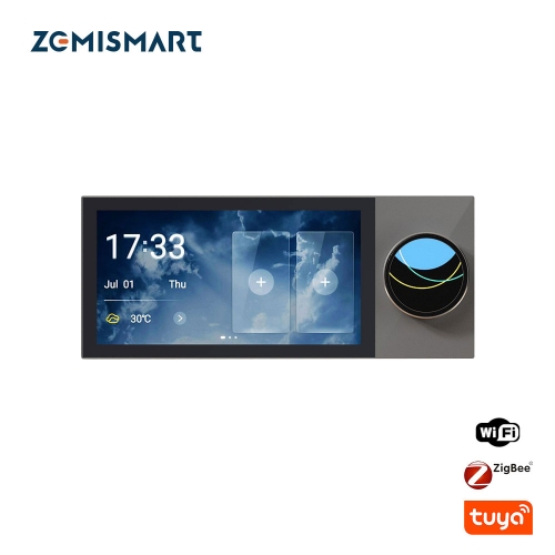 Zemismart 6 inches Smart Multi-functional Central Control HD LCD Touch Panel for Scenes Control TUYA WiFi BLE Zigbee Devices
