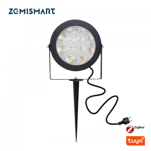 Zemismart Smart Zigbee 12W RGBCCT Garden lamp landscape path light outdoor dimmable compatible with zigbee hub app voice control