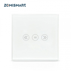 Zemismart Energy Saving EU Zigbee Curtain Switch Electric Smart Blind Switches TUYA Alexa Google Home Voice Control Backlit optional