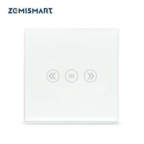 Zemismart Energy Saving EU Zigbee Curtain Switch Electric Smart Blind Switches TUYA Alexa Google Home Voice Control Backlit optional