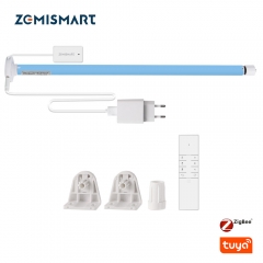 Zemismart Tuya Zigbee Plug-In Roller Blind Motor Compaticable with 17mm/25mm/28mm Tubes Voice App Control