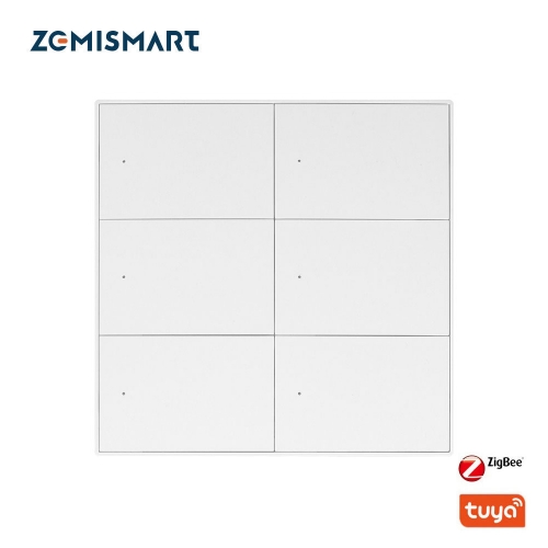 Zemismart Zigbee Neutral Push Switch 606-6