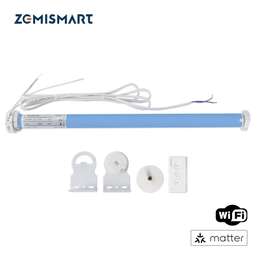 Zemismart Matter over Wifi Roller Shade Motor for 37mm Home App Google Home App SmartThings App Control