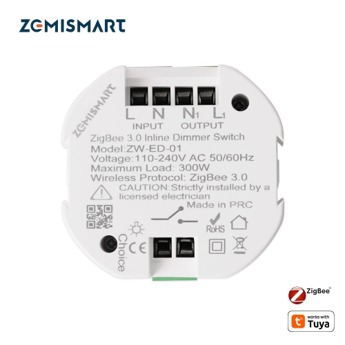 Zemismart Zigbee  Dimmer  Module works with Tuya Alexa Google Home Control Dimmer switch Smart Life APP Control