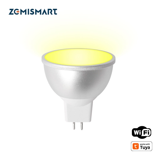 Zemismart Gu5.3 LED Bulb MR16 WiFi Alexa Google Home Assistant works with Tuya Smart Life APP Remote Control RGBCW LED Light Dimmer Lamp