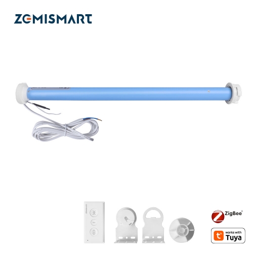 Zemismart Zigbee Roller Motor for 36 37mm Tube Smart Electric Engine works with Tuya Alexa Google Home Smart Remote Control