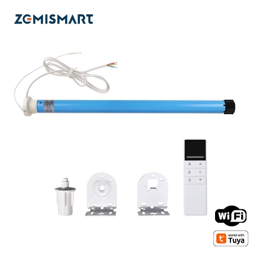 Zemismart Wifi Smart Electric Roller Blind Shade for 30mm Tube Roller Blind Motor Voice Control