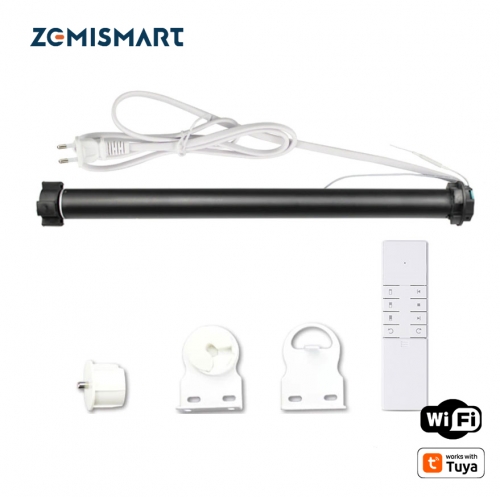 Zemismart WiFi Roller Shade Motor for 37mm Tube smart Life Alexa Google Home Control Support Alexa Google Home Control