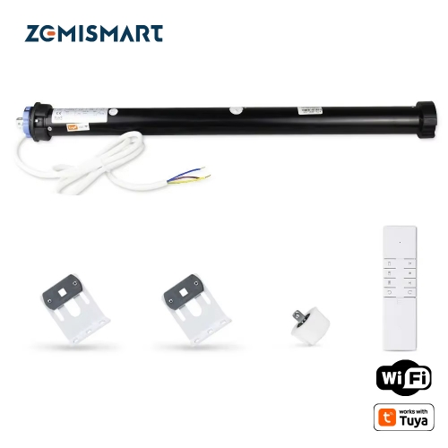 Zemismart WiFi Roller Shade Motor for 40mm 50mm 60mm Tube works with Tuya Motorized Garage Door Engine Smart Life Alexa Google Home Control