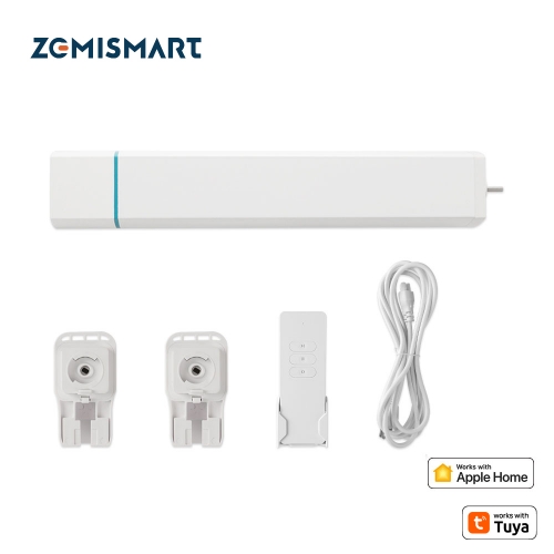 Zemismart Smart HomeKit Curtain Motor WiFi Electric Motor Work with HomePod Mini Siri Yandex Alice Tuya Voice Control Smart Home System