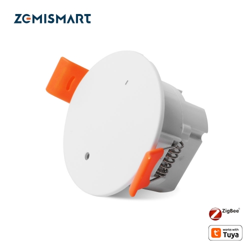 Zemismart Zigbee Smart Human Presence Detector Mrcrowave Radar Ceiling Sensor For Home Security works with Tuya Smart Life APP Control