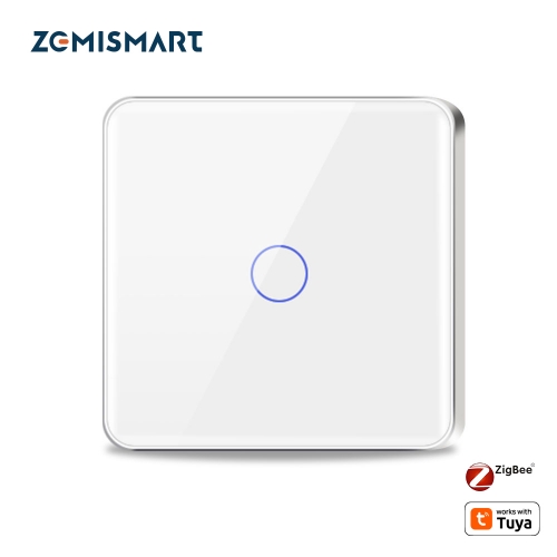 Zemismart Zigbee 20A High Power Smart Touch Boiler Water Heater Switch EU Electric Light Switch works with Tuya Alexa Google Voice Control