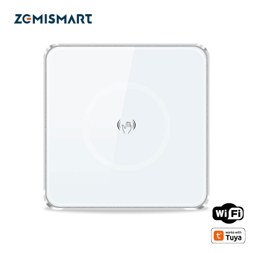 Zemismart WiFi EU Smart Wave Switch Microwave Induction Interruptor With Neutral Support works with Tuya Alexa Google Home Voice Control