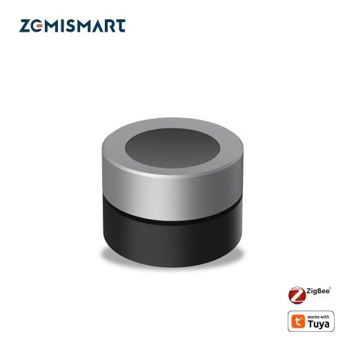 Zemismart ZigBee Smart Knob Switch Wireless Scene Switch Button Controller Rotate Press works with Tuya Smart Home Automation for Smart Life