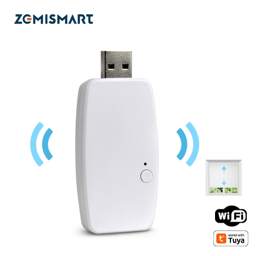 Zemismart Wifi Dongle For Am15 App Control RF motor Mini Design Smart Curtain