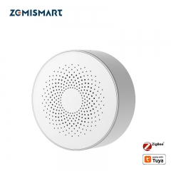 Smart Zigbee Siren Wireless Audible And Visible Alarm 100dB Anti-tamper AC Power Work With Tuya Zigbee Hub And Volume Adjustment