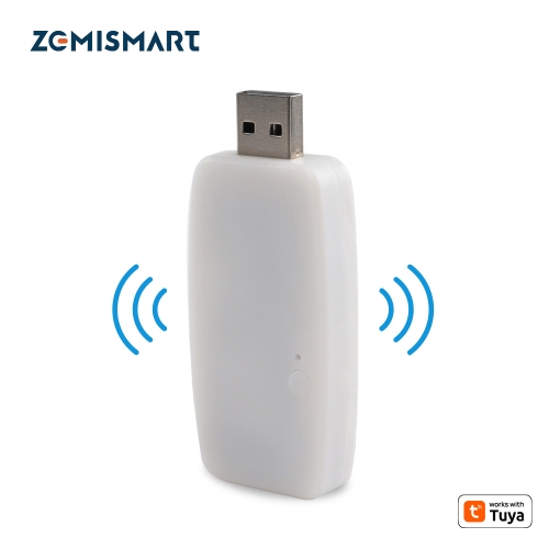 Zemismart ir+rf Smart Remote Control smart life app control voice control via alexa google smart home works with Tuya