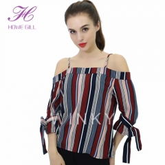 Lady Fashion Off Shoulder Mujer Blusas Sexy Tops