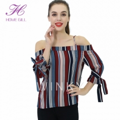 Lady Fashion Off Shoulder Mujer Blusas Sexy Tops