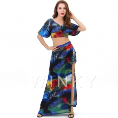 Casual Fashion Summer Short Belly Dance Sexy Dresses