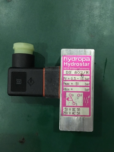 HYDROPA Pressure Switch DS802/M/B PV:0.5-15BAR