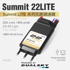 SUMMIT 22LITE, SUMMIT series brushless speed controller