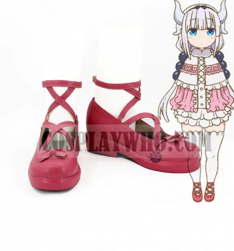 Miss Kobayashi's Dragon Maid Kanna Kamui Cosplay Leather Shoes