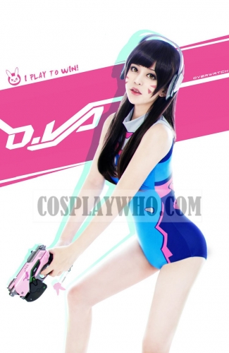 Overwatch D.Va Cosplay Swimwear Swimsuit