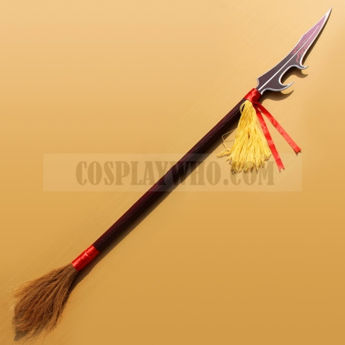 League of Legends Bewitching Nidalee Broom Javelin Cosplay Props