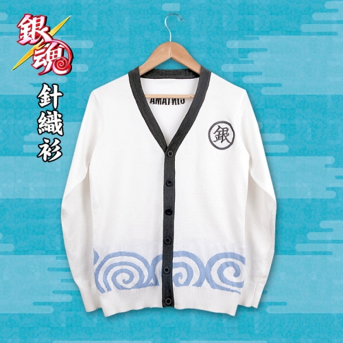 Gintama Sakata Gintoki Yorozuya Knitwear Coat