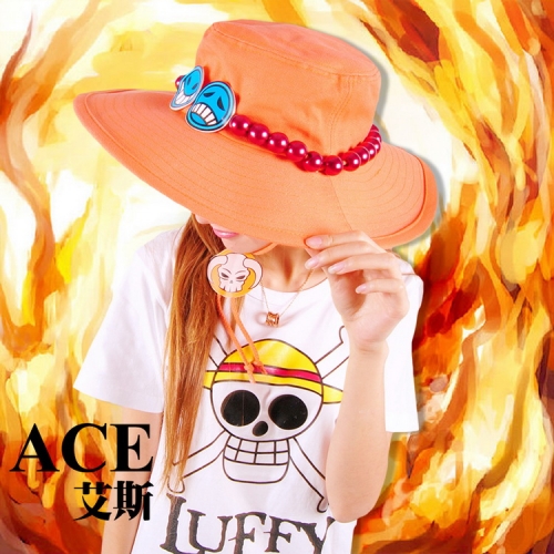 One Piece Ace Cosplay Hat