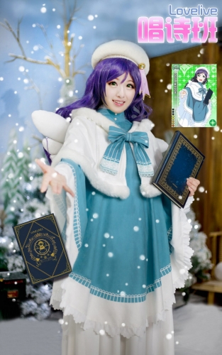 Love Live! 2015 Christmas Choir Toujou Nozomi Ayase Eli  Sonoda Umi Cospaly Costume