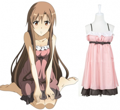 Sword Art Online Asuna Yuuki Chiffon Pajamas