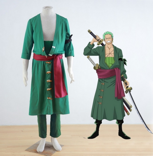 One Piece Roronoa Zoro After the Timeskip Cosplay Costume