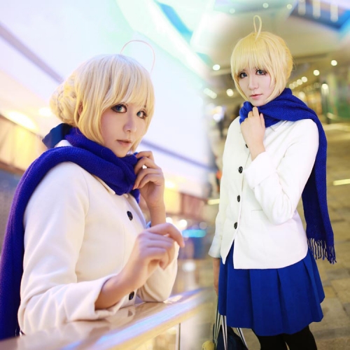 Fate Stay Night Saber Winter Costume