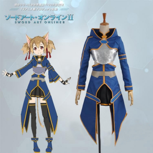 Gun Gale Online Silica Cosplay Costume