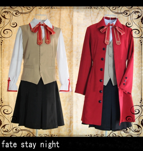 Fate Stay Night Rin Tohsaka School Outfit